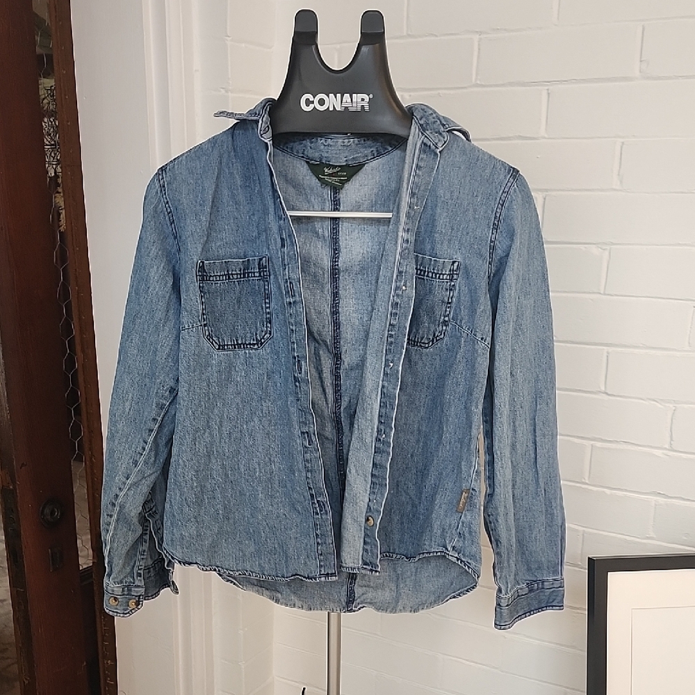 Vintage Woolrich Denim Shirt, Small